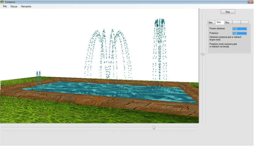 OpenGL system for water system design